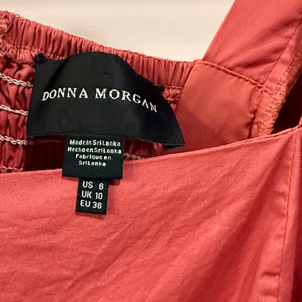 Donna Morgan Midi Ruffle Tiered Dress - Picture 12 of 13